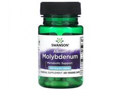 Albion Molybdenum Chelated (Molibden) 400mcg 60 Capsule Swanson